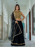 Rayon Lehenga Choli Set | Coin Work Blouse, 6 Meter Flare, Net Dupatta