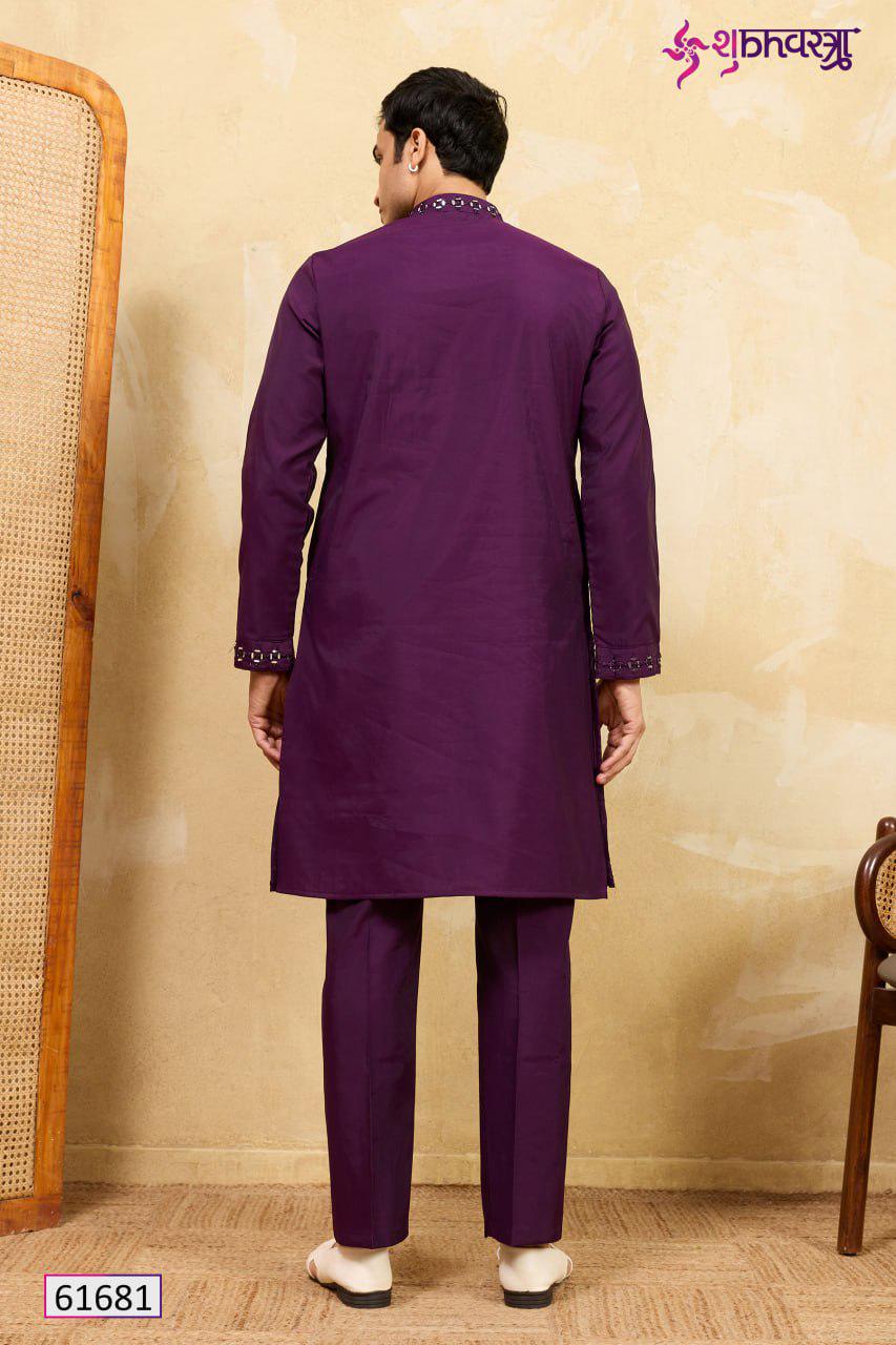 Viscose Silk Embroidered Kurta Set, Multi Thread Sequins Work, Indian Ethnic Wear