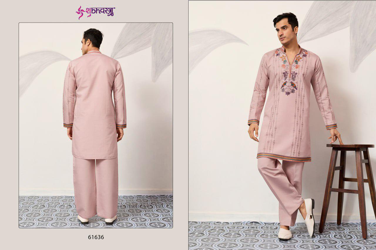 Viraasat Kurta Pant Set, Viscose Silk Ethnic Outfit, Festive Casual Wear