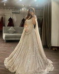 Organza Silk Lehenga Choli, Sequins Work, Semi Stitched Bridal Wedding Party Wear