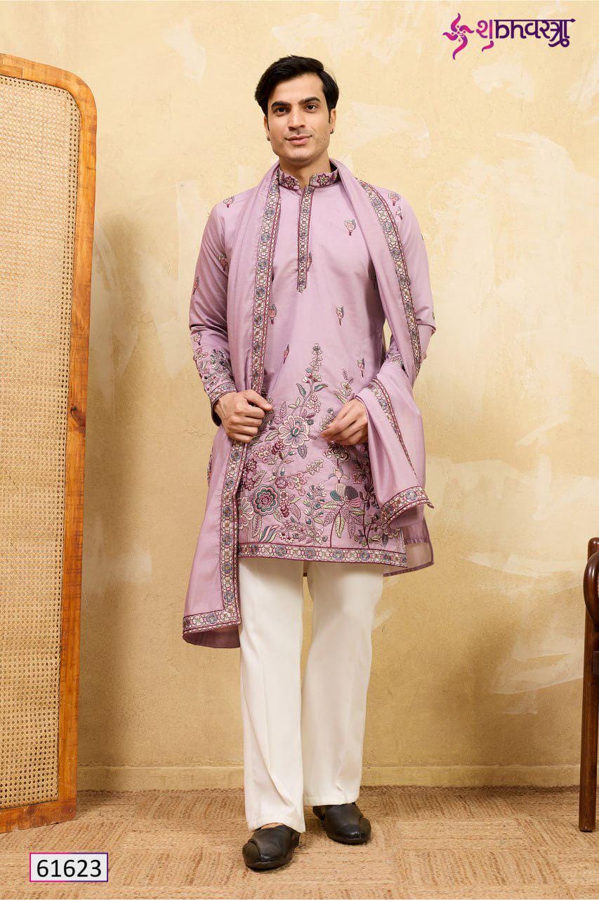 Viscose Silk Kurta Dupatta Set | Women's Ethnic Festive Kurti Sizes M-XXL
