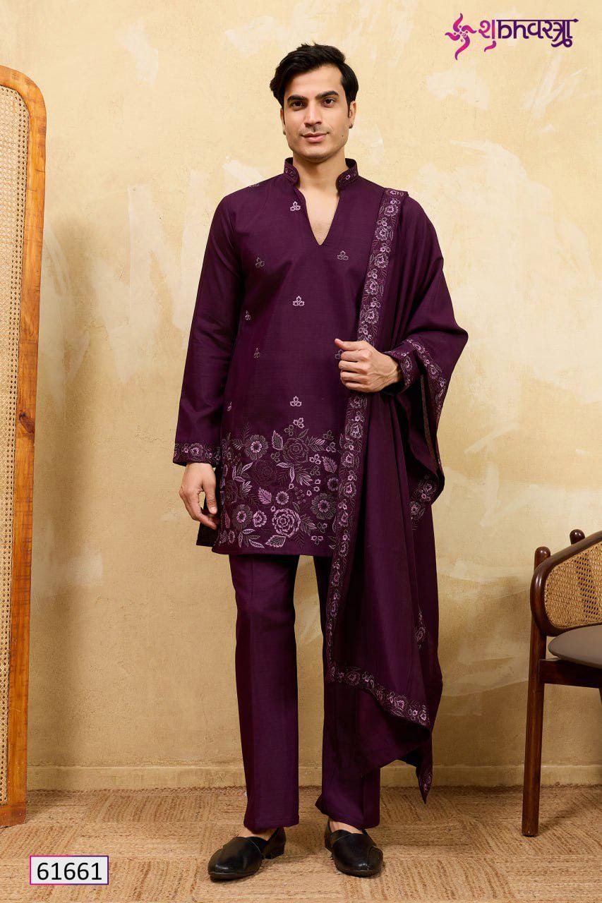 Viscose Silk Kurta Dupatta Set | Women's Festive Ethnic Embroidery (M-XXL)