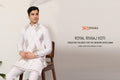 Viscose Silk Kurta Koti Pant Set, 3 Piece Ethnic Outfit, Festive Casual Suit