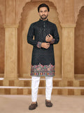 Elegant Heavy Chanderi Silk Kurta Pajama Set for Men