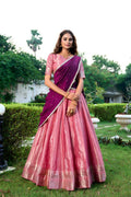 Kanchipuram Silk Lehenga Choli | Zari Weaving, 3.8M Flair, Indian Bridal Festive Wear