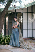 Fendi Lehenga Choli Set | Sequins Embroidery, 5 Meter Flair, Bridal Party Wear