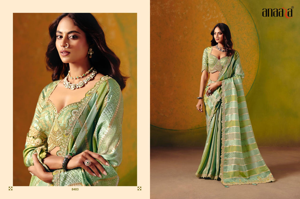 Elegant Pastel Designer Saree with Rich Embroidery