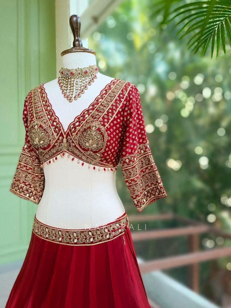 Chinon Silk Lehenga Choli Set | Sequin Embroidered, Digital Print Dupatta, Crystal Blouse