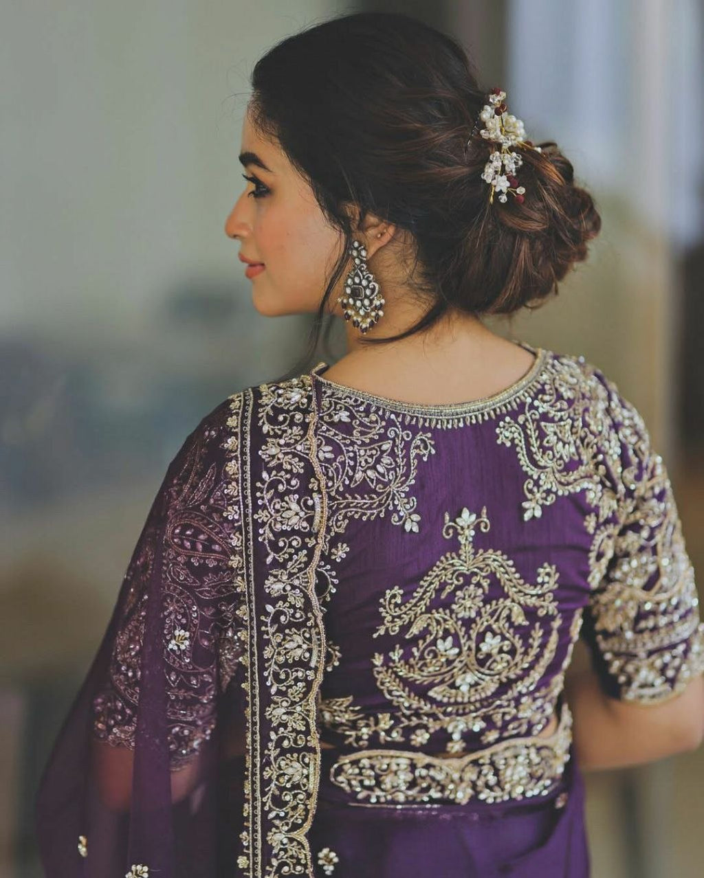 Designer Jimichu Satin Saree with Cutwork Lace Border | Heavy Embroidered Blouse, Festive Wear