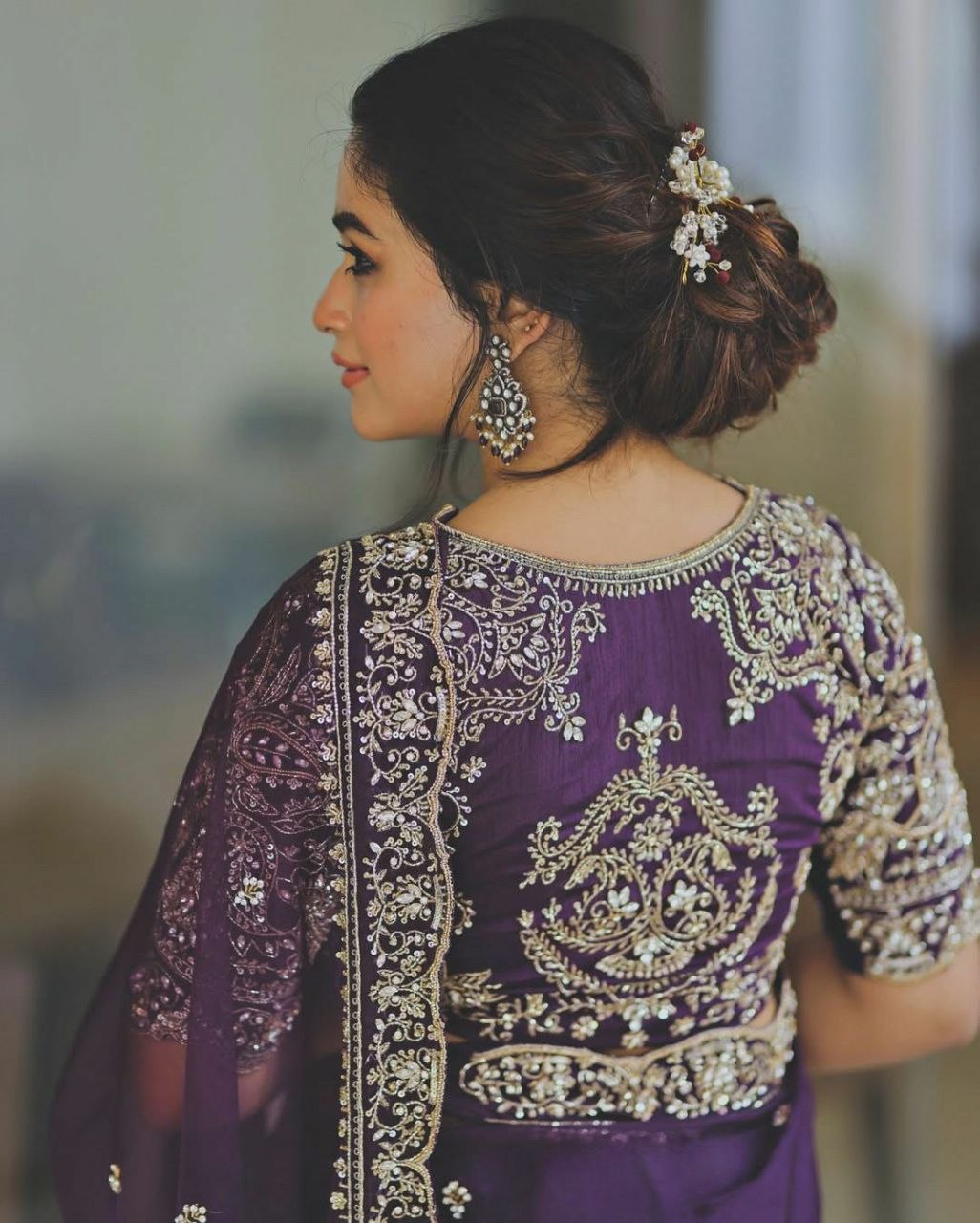Designer Jimichu Satin Saree with Cutwork Lace Border | Heavy Embroidered Blouse, Festive Wear