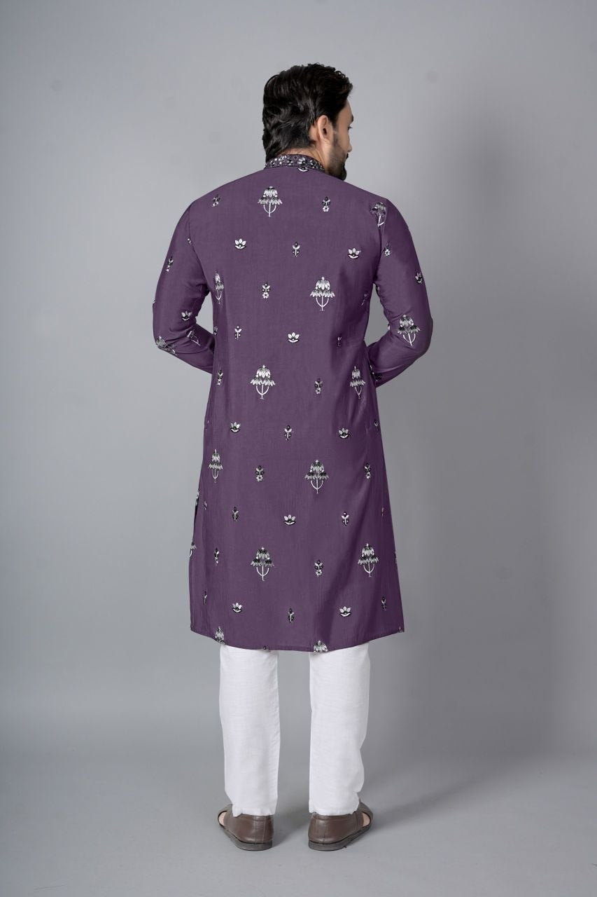 Men's Cotton Silk Kurta Pajama Set | Premium Traditional Indian Ethnic Wear | Festive Wedding Kurta | Soft Cotton Silk Outfit | M to XXL