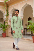 Men’s Kurta Pajama Set | Cotton Kurta with Side Pockets | Raymond Cotton Pajama | Elastic Waist | Indian Ethnic Wear | Traditional Outfit