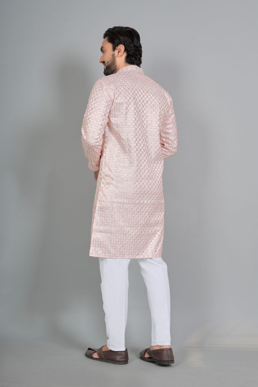 Men's Rayon Digital Print Kurta Pajama Set | Traditional Indian Ethnic Wear