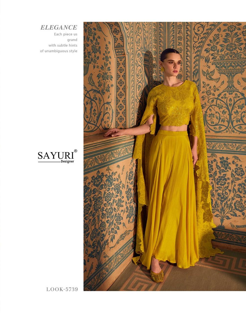Embroidered Chinon Silk Palazzo Set, Festive Party Wear Ethnic Outfit