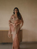 Tibby Silk Saree with Thread & Sequin Embroidery | Designer Party Wear Silk Saree | Festive Saree with Embroidered Unstitched Blouse