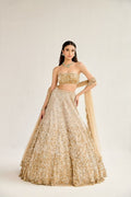 Butterfly Soft Net Lehenga Choli Set | Dual Sequin Embroidered Wedding Lehenga | Semi-Stitched Party Wear Lehenga with Matching Dupatta