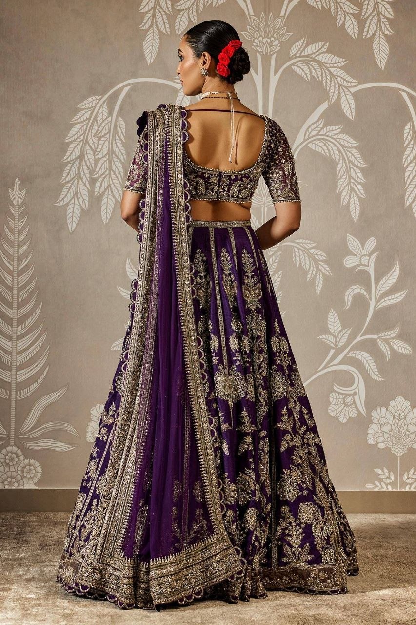 Designer Faux Georgette Lehenga Choli Set | Sequins Zari Pearl Work, Festive Wear