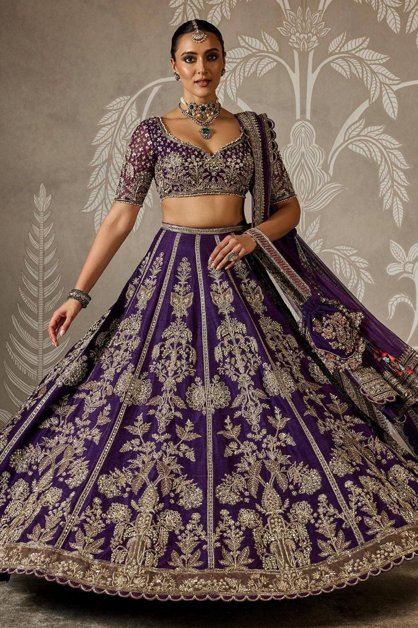 Designer Faux Georgette Lehenga Choli Set | Sequins Zari Pearl Work, Festive Wear