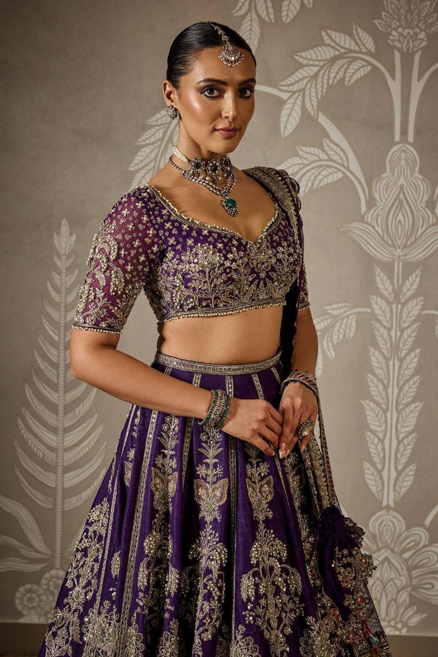 Designer Faux Georgette Lehenga Choli Set | Sequins Zari Pearl Work, Festive Wear
