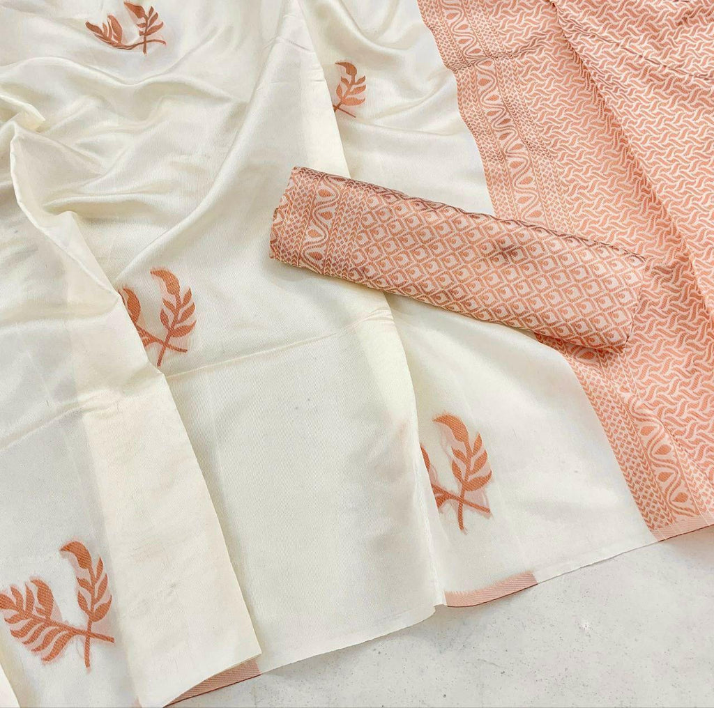Banarasi Soft Silk Saree, Jacquard Border Blouse, Traditional Indian Wedding Wear