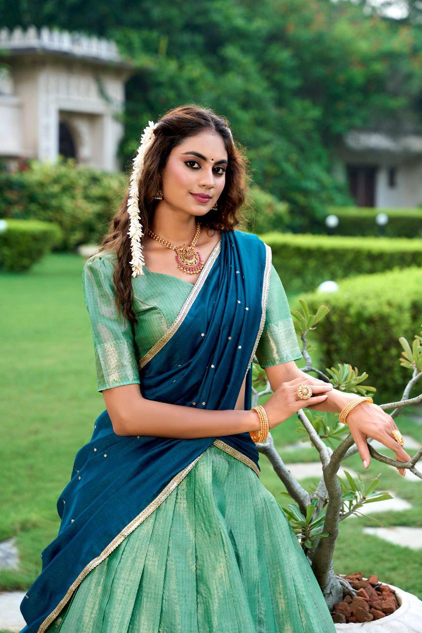 Kanchipuram Silk Lehenga Choli | Zari Weaving, 3.8M Flair, Indian Bridal Festive Wear