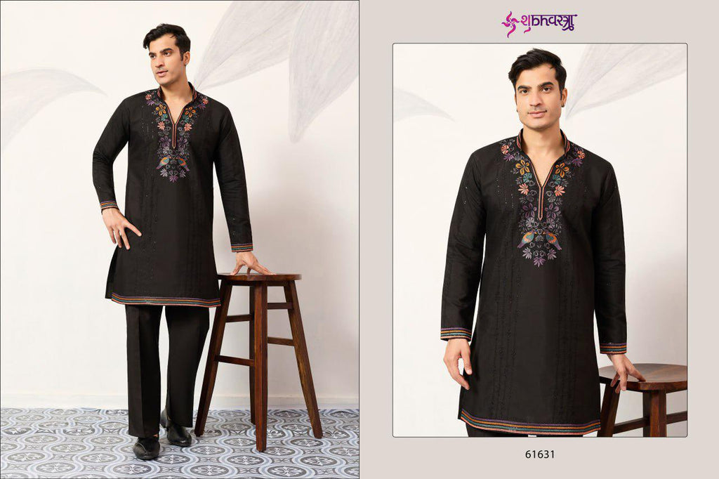 Viraasat Kurta Pant Set, Viscose Silk Ethnic Outfit, Festive Casual Wear
