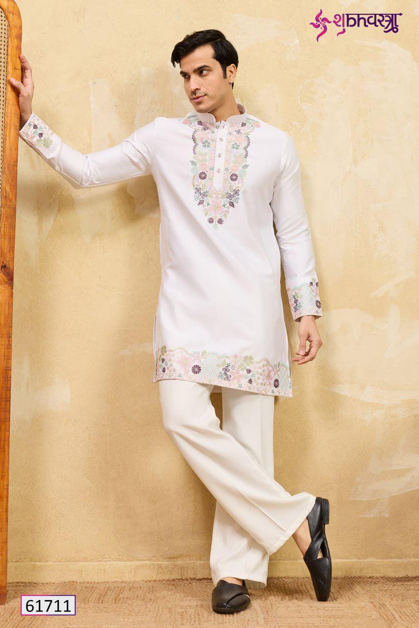 Viscose Silk Embroidered Outfit, Multi Thread Sequins Work Dress, Indian Ethnic Wear