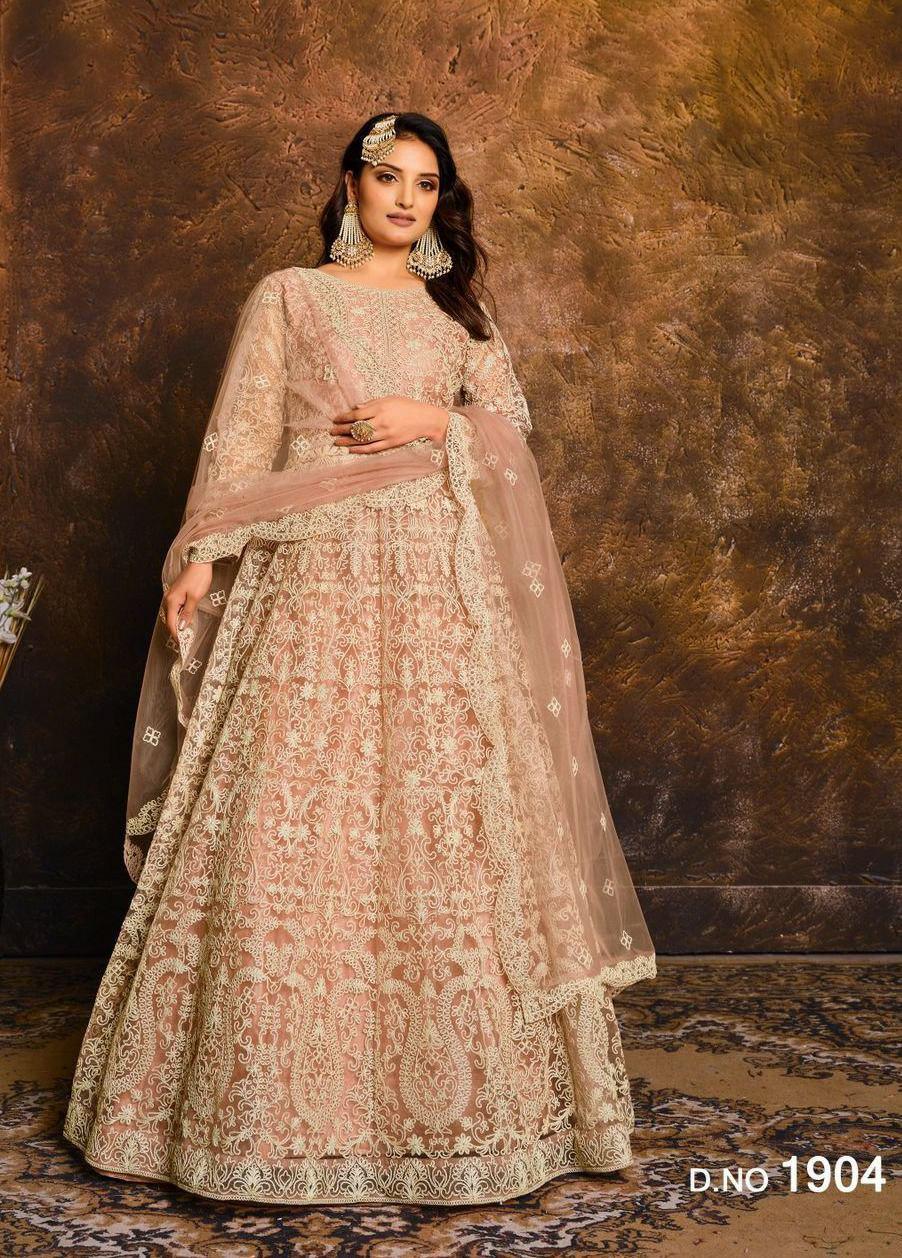 Pakistani Style Salwar Kameez Suit | Women's Net with Coding Embroidery, Dupatta