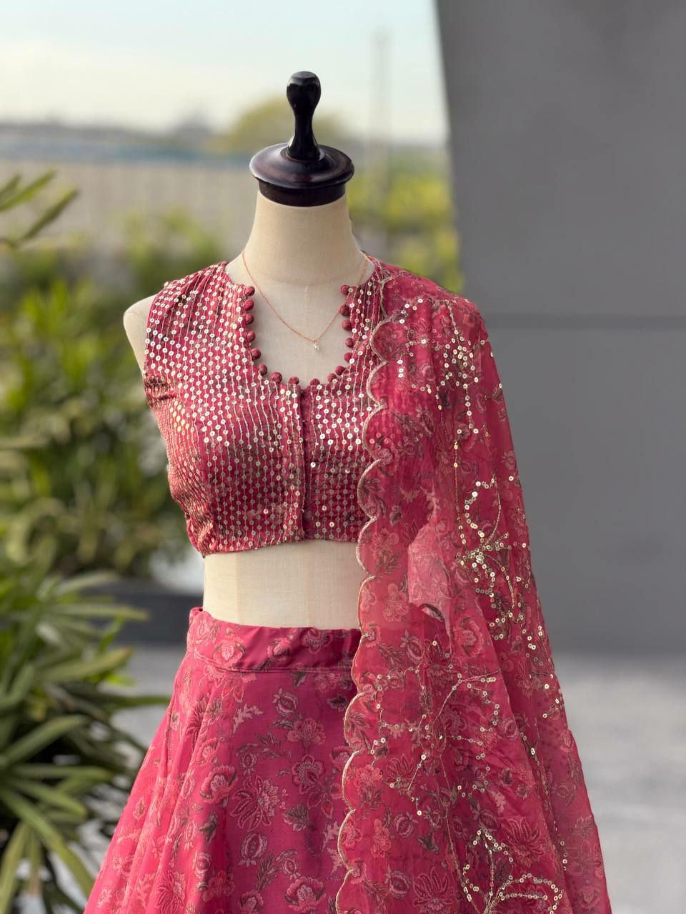 Kanchipuram Silk Lehenga Choli | Zari Weaving, 3.8M Flair, Indian Bridal Festive Wear