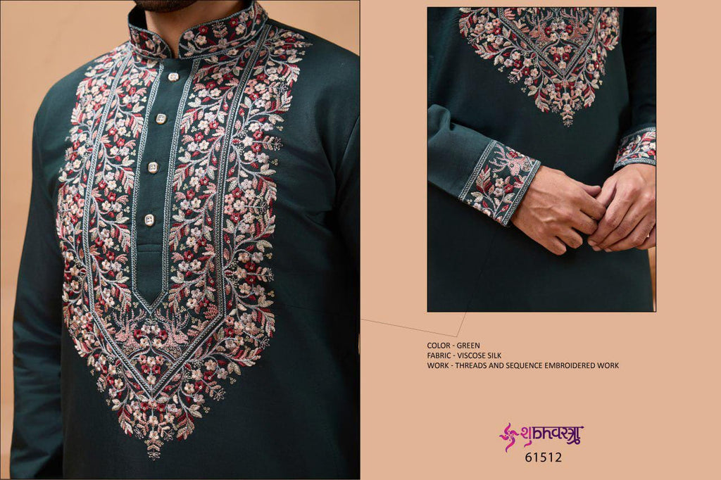 Elegant Viscose Silk Kurta Set with Dupatta & Pant