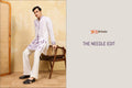 Men's Khadi Silk Embroidered Kurta Pant Set, Festive Ethnic Wear, Wedding Attire