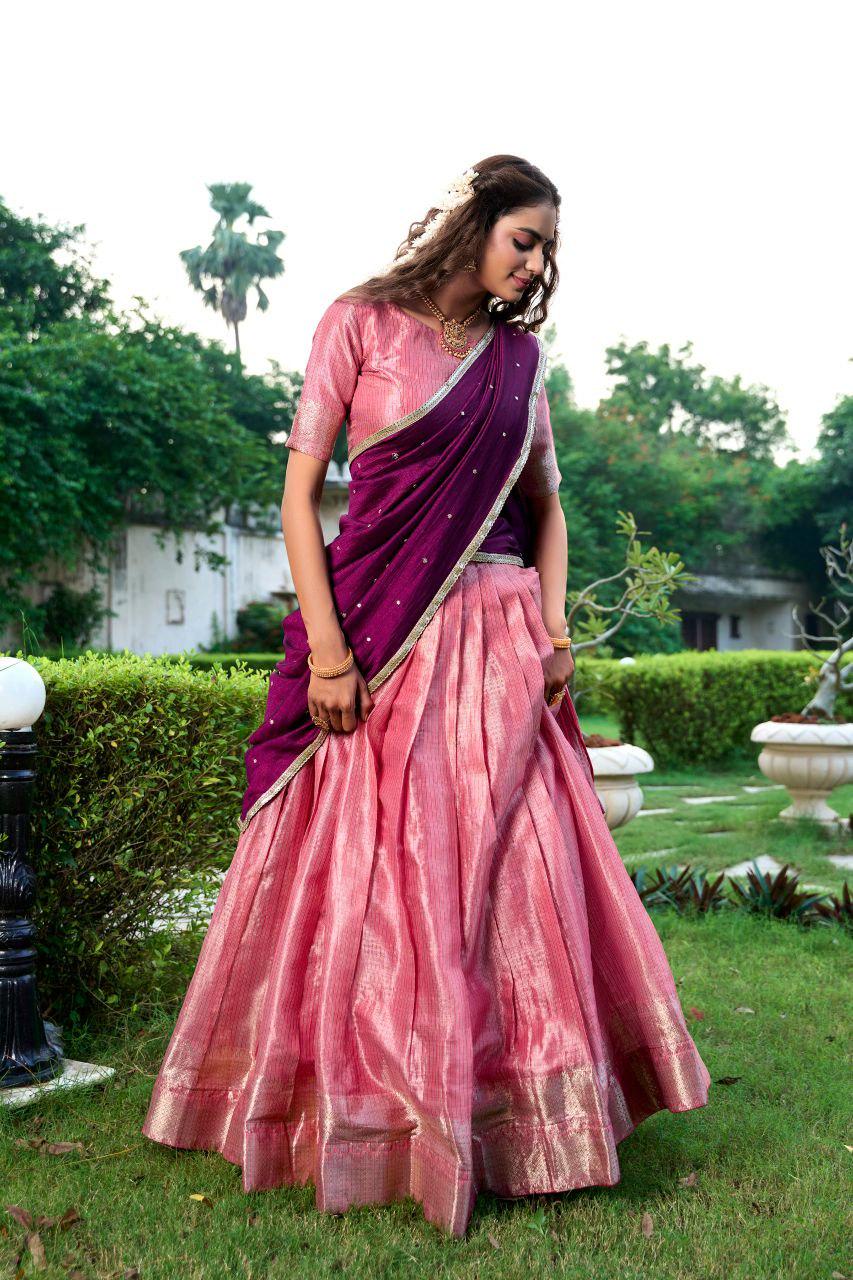Kanchipuram Silk Lehenga Choli | Zari Weaving, 3.8M Flair, Indian Bridal Festive Wear