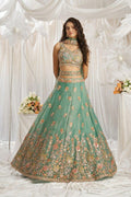 Fandy Lehenga Choli Set, Zari Sequin Embroidery, Net Dupatta, Wedding Designer Wear