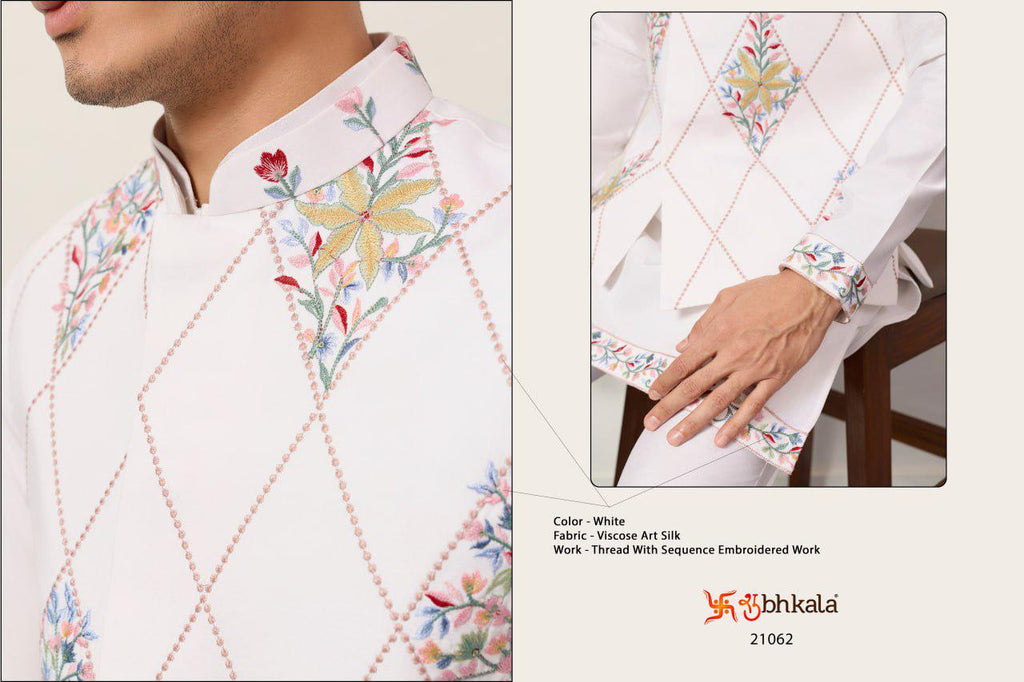 Viscose Silk Kurta Koti Pant Set, 3 Piece Ethnic Outfit, Festive Casual Suit