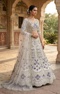 Mono Satin Silk Lehenga Choli, Butterfly Net Dupatta, Sequins Cut Work, Wedding Party Wear