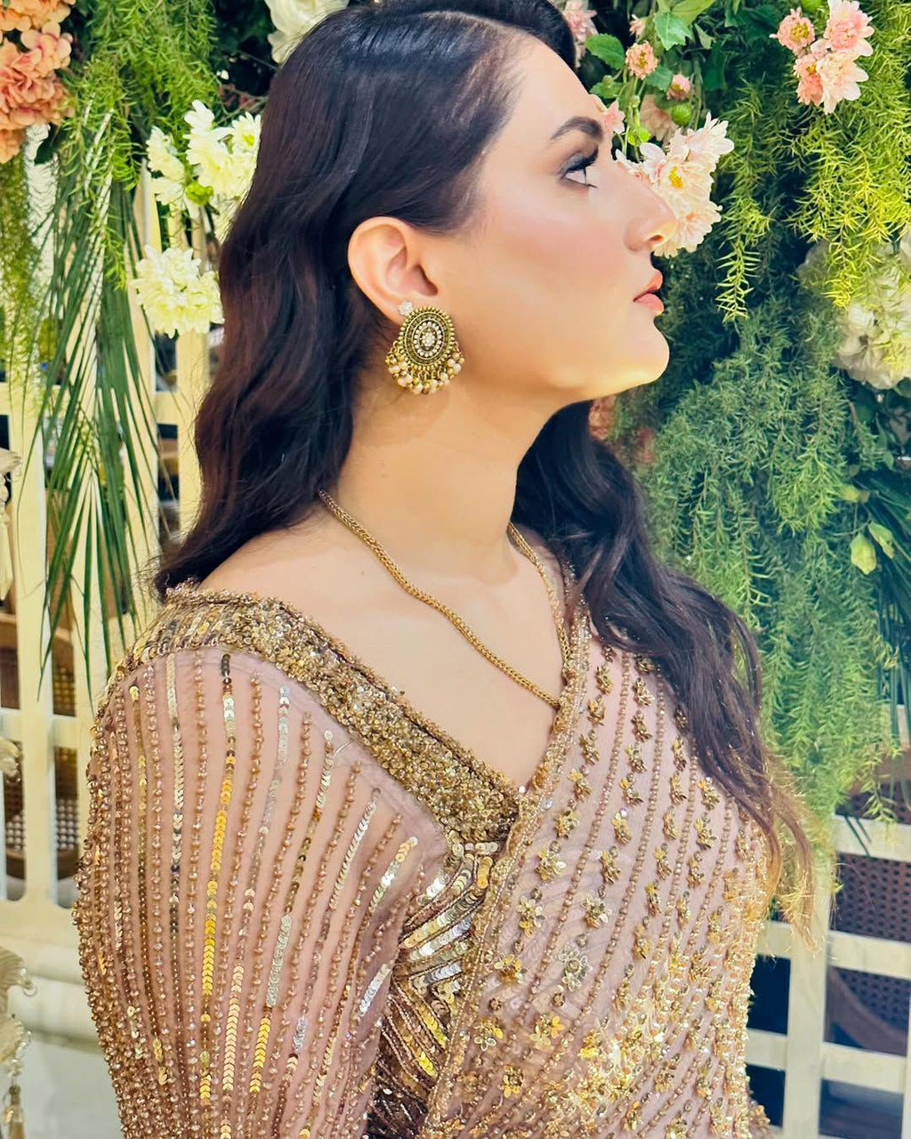 Butterfly Net Sequins Saree with Unstitched Blouse, Embellished Indian Party Wear Wedding Saree