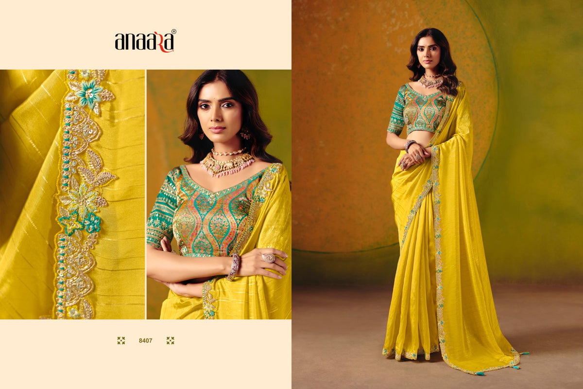 Elegant Pastel Designer Saree with Rich Embroidery