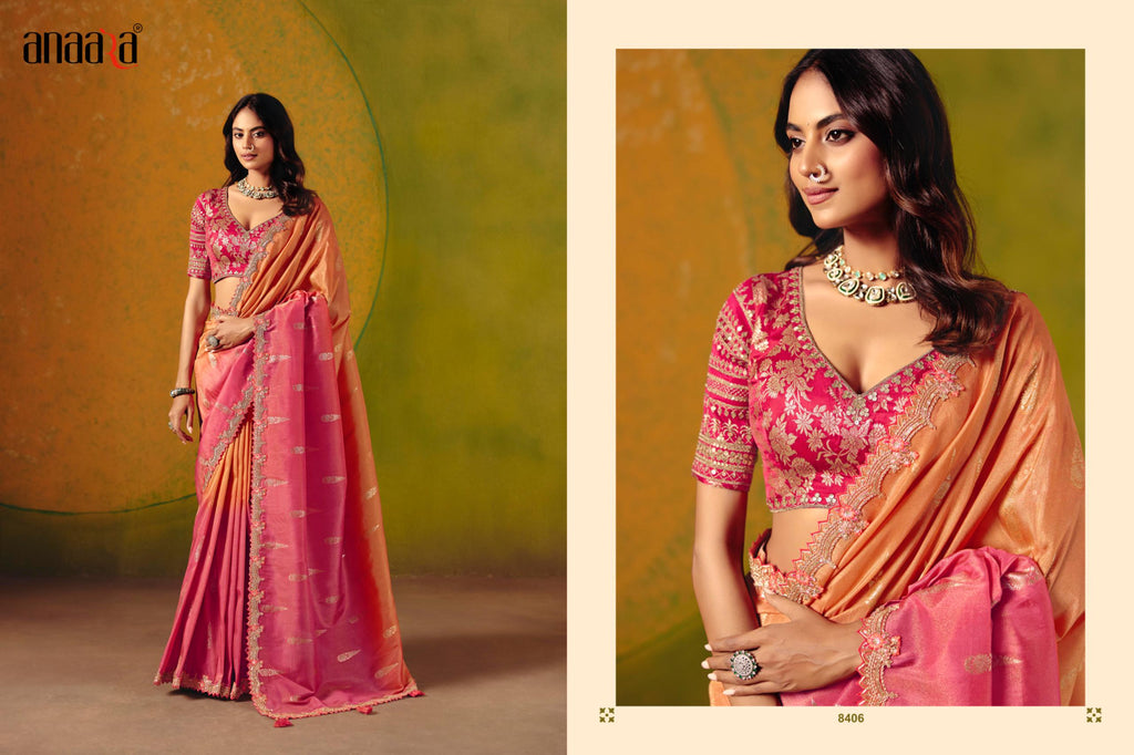 Elegant Pastel Designer Saree with Rich Embroidery