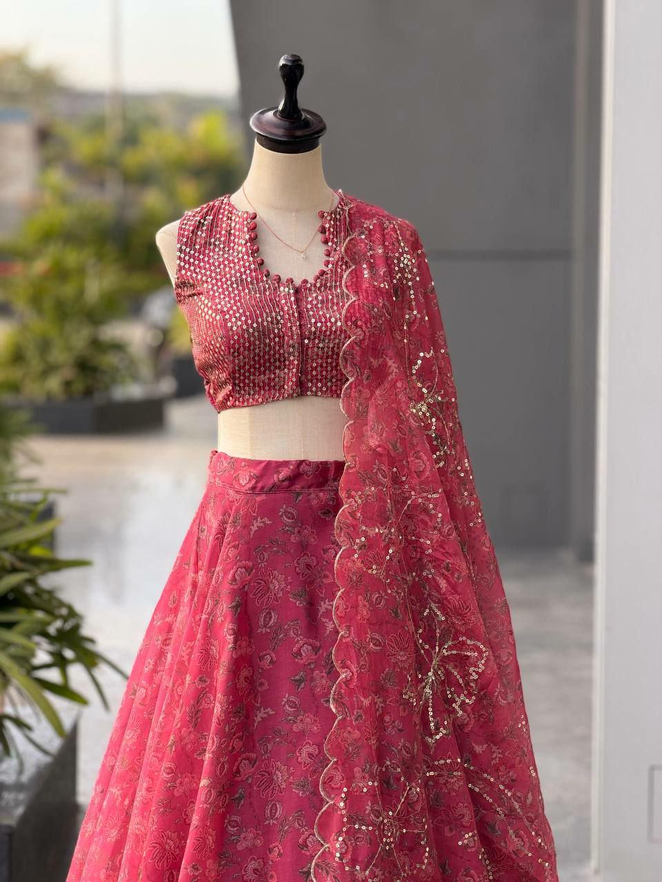 Kanchipuram Silk Lehenga Choli | Zari Weaving, 3.8M Flair, Indian Bridal Festive Wear
