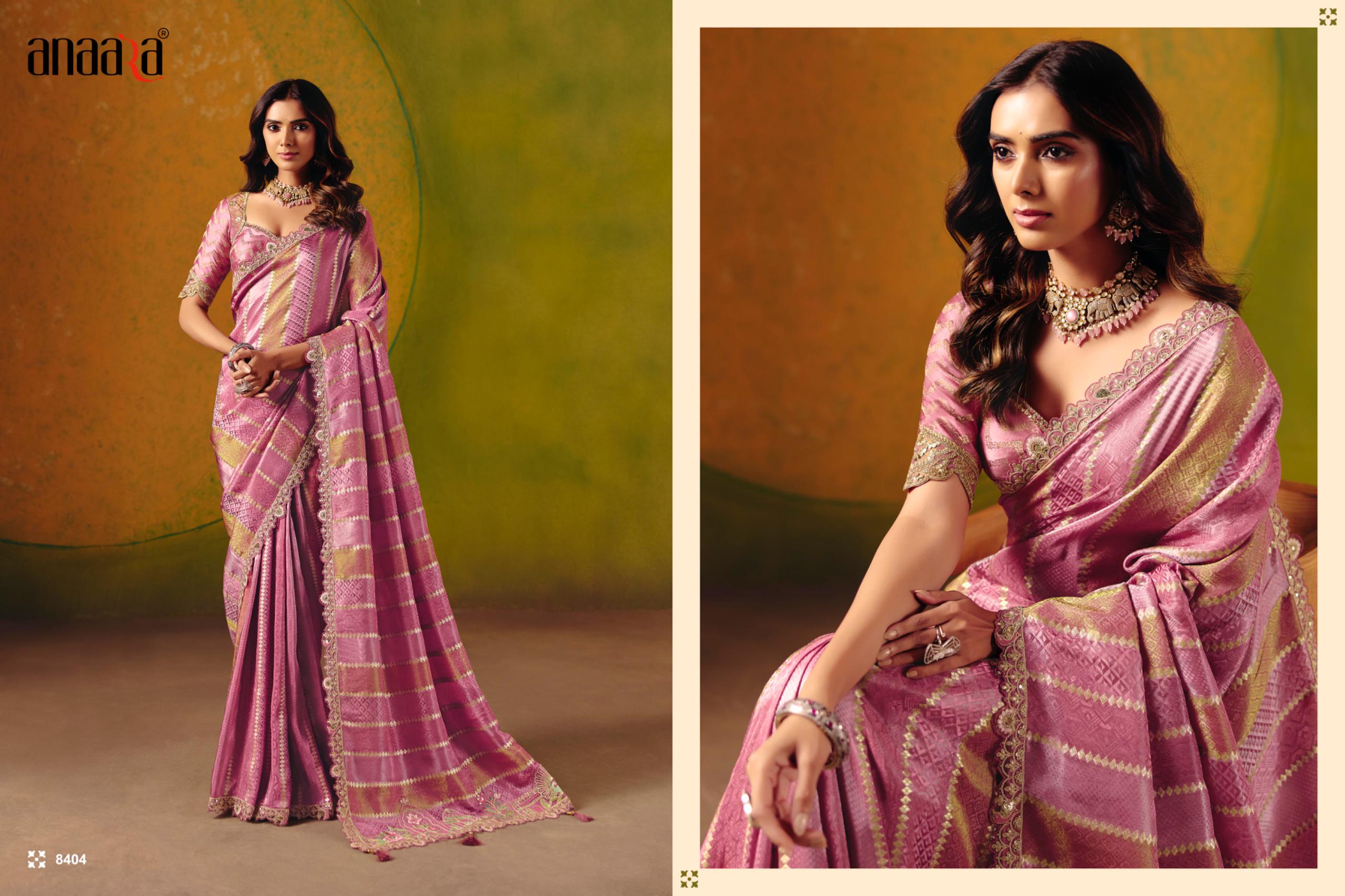Elegant Pastel Designer Saree with Rich Embroidery