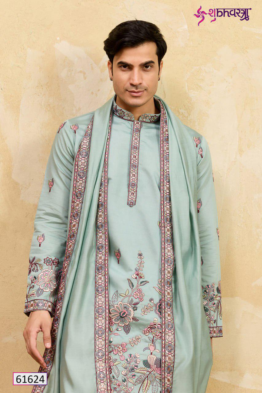 Viscose Silk Kurta Dupatta Set | Women's Ethnic Festive Kurti Sizes M-XXL