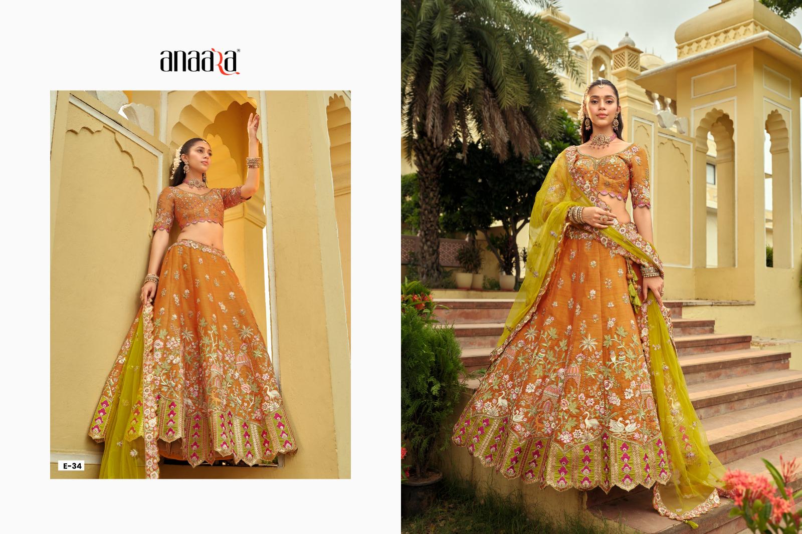 Silk Embroidered Lehenga Choli Set, Mirror Work, Net Dupatta, Wedding Reception Wear