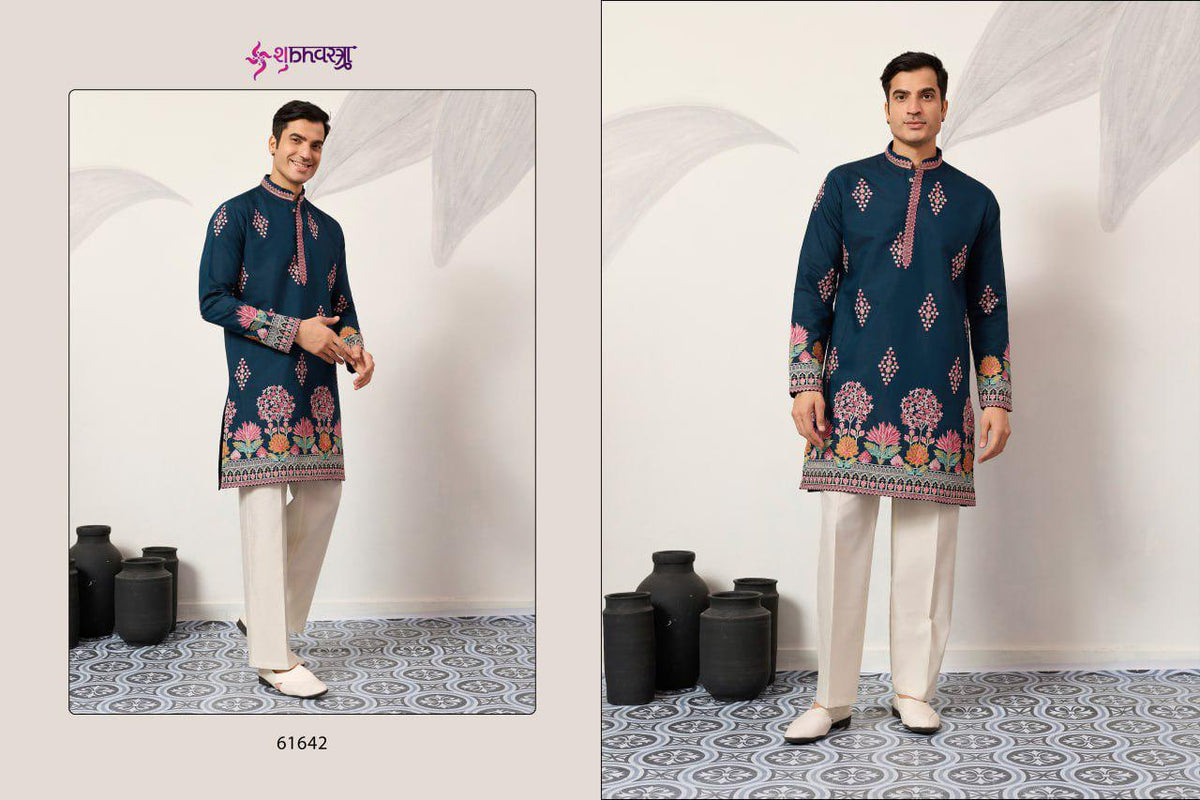 Elegant Kurta Pant Set – Effortless Elegance in Viscose Silk