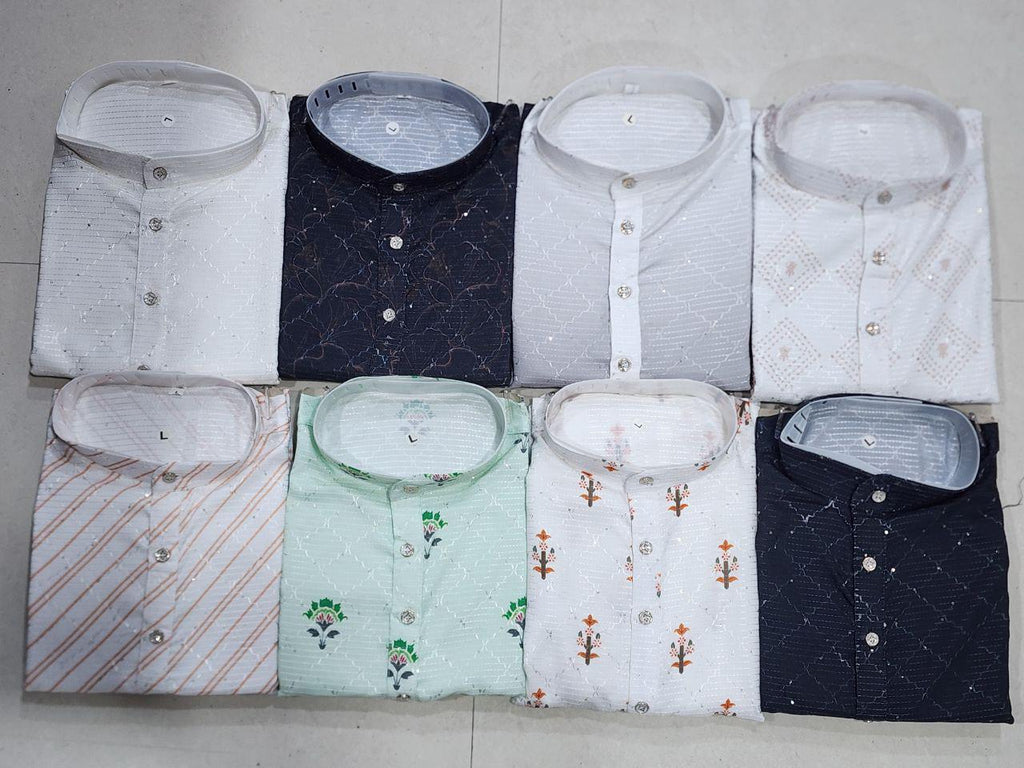 Elegant Heavy Chanderi Silk Kurta Pajama Set for Men