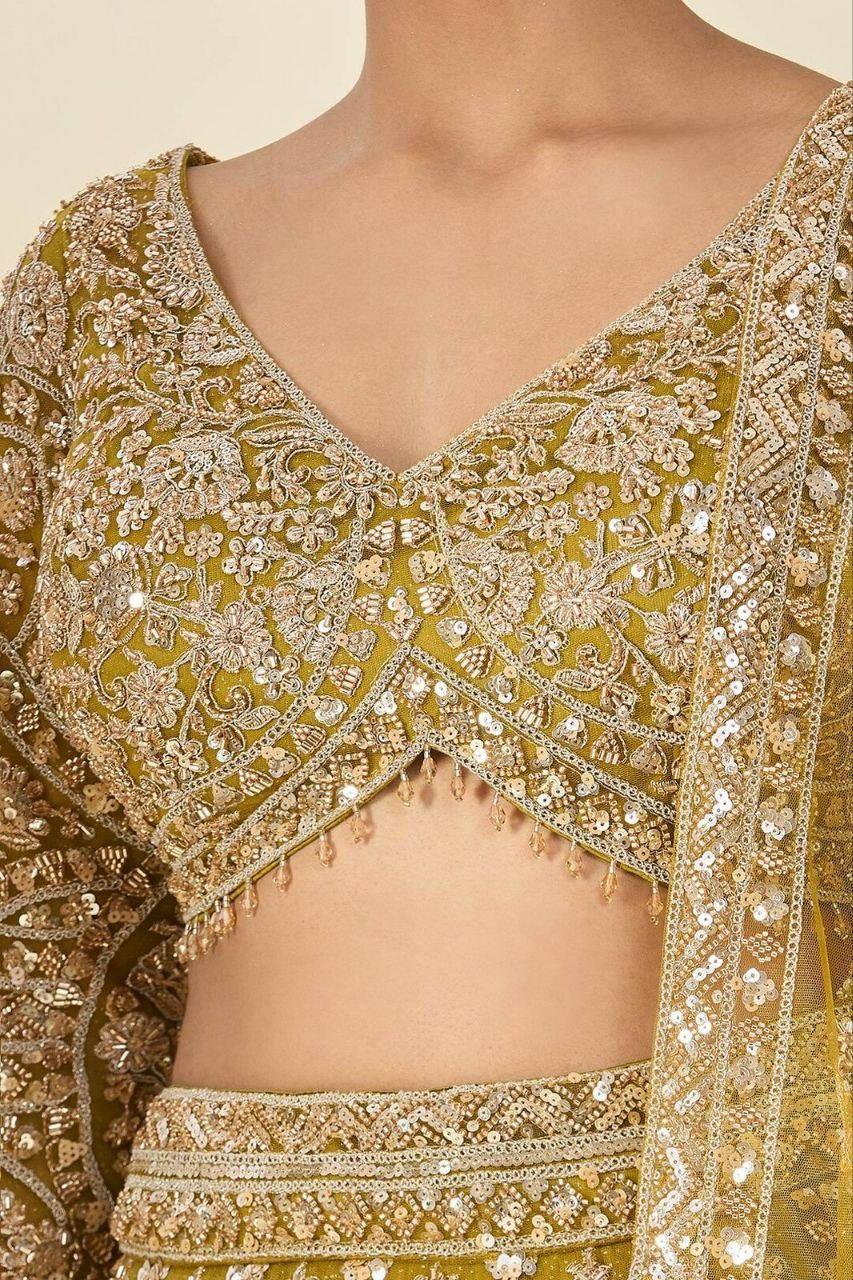 Butterfly Net Lehenga Choli | Heavy Sequins Dori Embroidery Bridal Set
