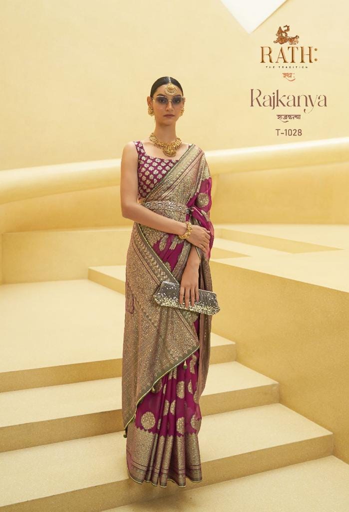 Soft Organza Foil Print Brasso Saree, Designer Festive Party Wear Saree