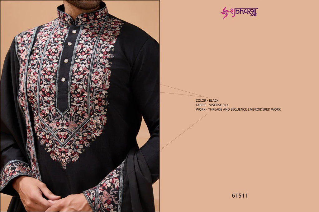 Elegant Viscose Silk Kurta Set with Dupatta & Pant