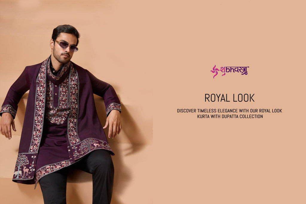 Elegant Viscose Silk Kurta Set with Dupatta & Pant