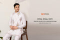 Viscose Silk Kurta Koti Pant Set, 3 Piece Ethnic Outfit, Festive Casual Suit