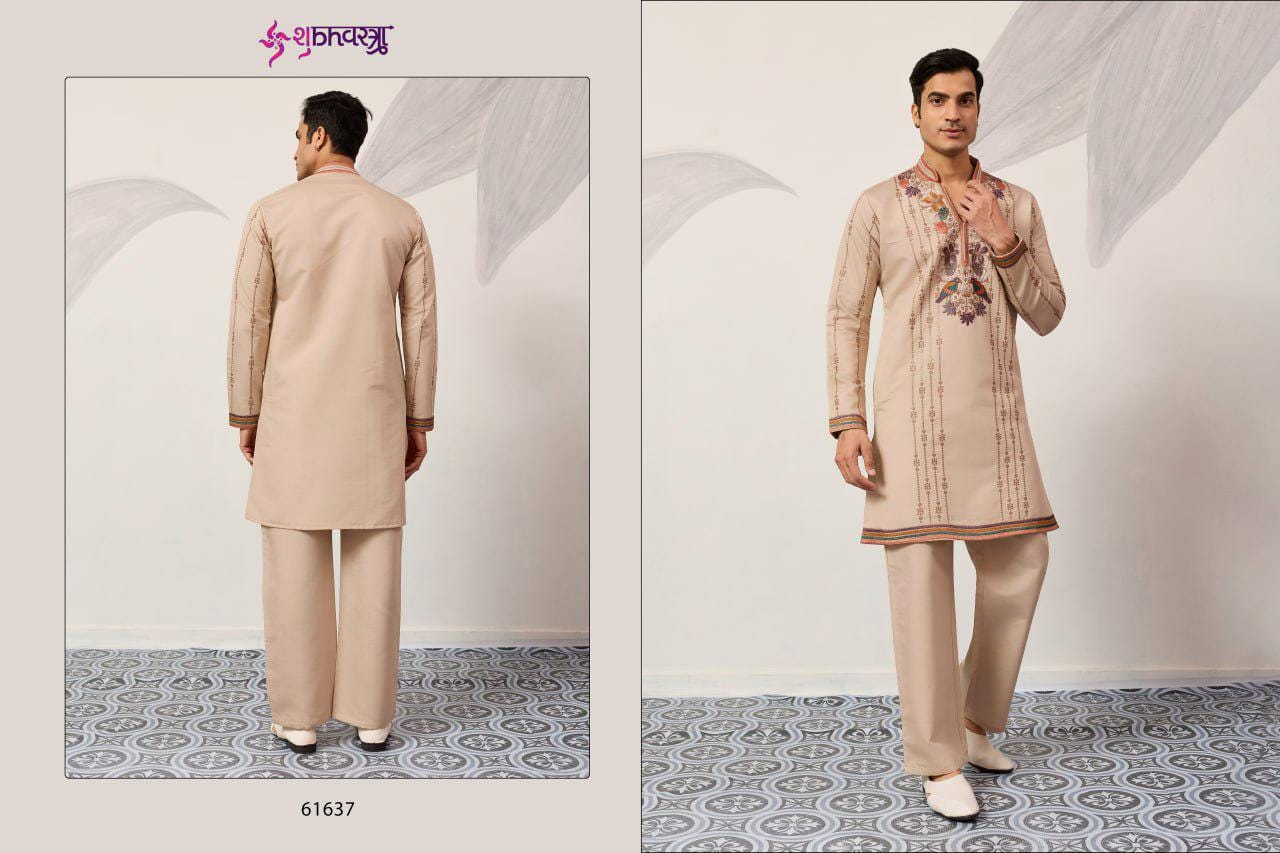 Viraasat Kurta Pant Set, Viscose Silk Ethnic Outfit, Festive Casual Wear